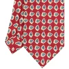 E.Marinella CRAVATTA SARTORIALE EXTRA LONG IN SETA BORDEAUX Collezione heritage Clearance
