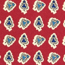 E.Marinella CRAVATTA SARTORIALE EXTRA LONG IN SETA BORDEAUX Collezione heritage Clearance