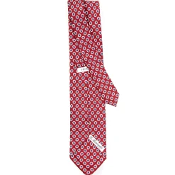 E.Marinella CRAVATTA SARTORIALE EXTRA LONG IN SETA BORDEAUX Collezione heritage Online