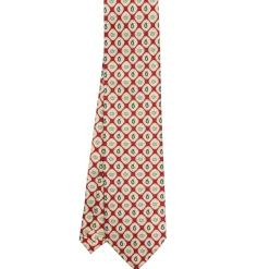 E.Marinella CRAVATTA SARTORIALE EXTRA LONG IN SETA BORDEAUX Collezione heritage