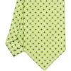 E.Marinella CRAVATTA SARTORIALE EXTRA LONG IN SETA VERDE CHIARO Microfantasia fiore Discount