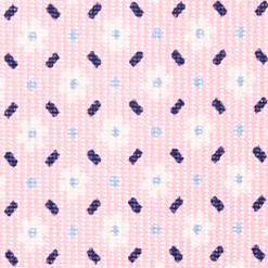 E.Marinella CRAVATTA SARTORIALE 5 PIEGHE IN SETA ROSA Microfantasia fiore Discount