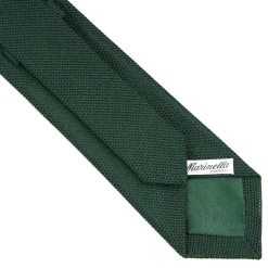 E.Marinella CRAVATTA SARTORIALE VERDE SCURO In garza di seta Outlet