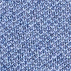 E.Marinella CRAVATTA TRICOT IN CASHMERE AZZURRO POLVERE Tinta unita