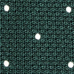 E.Marinella CRAVATTA TRICOT IN SETA VERDE SCURO Pois beige Hot