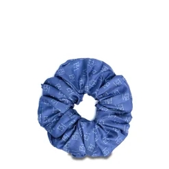E.Marinella ELASTICO PER CAPELLI IN SETA BLU Em logo Online