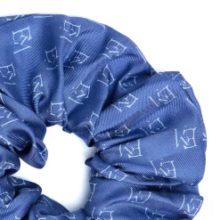 E.Marinella ELASTICO PER CAPELLI IN SETA BLU Em logo Online