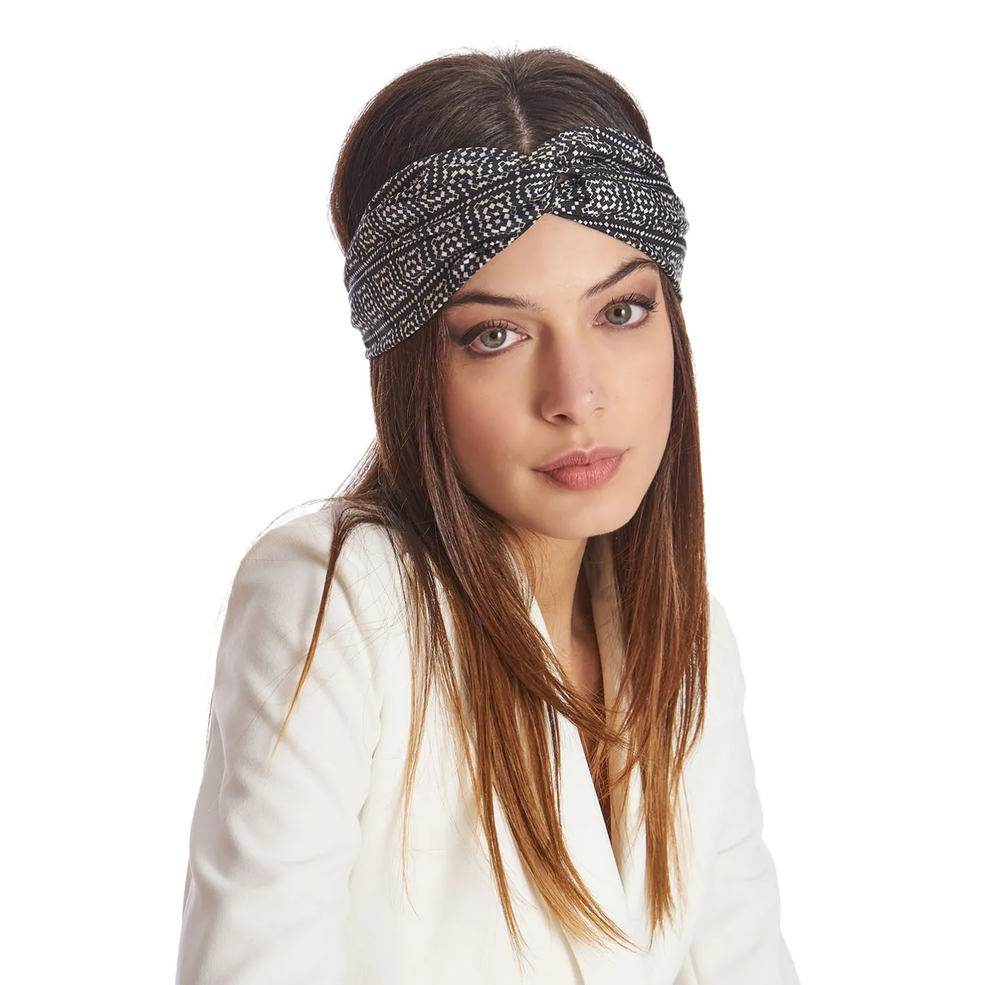 E.Marinella FASCIA TWIST NERO Fantasia archivio Hot