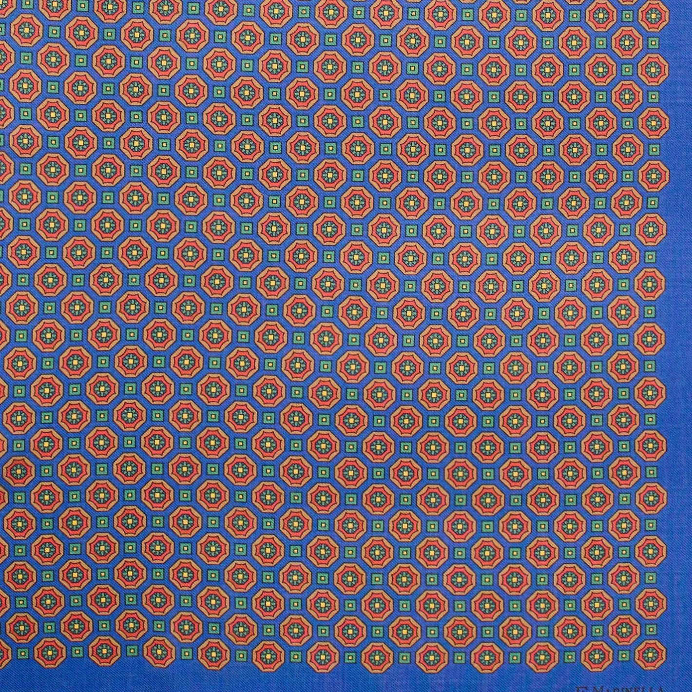E.Marinella FOULARD IN LANA, CASHMERE E SETA 65 BLUArchivio inspiration 1939 Clearance