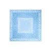 E.Marinella FOULARD IN SETA 65 AZZURRO Eleganza a pois Discount