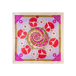 E.Marinella FOULARD IN SETA 90 BEIGE Timelss morning Outlet