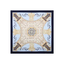 E.Marinella FOULARD IN SETA 90 BLU Divinita’ Online
