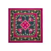 E.Marinella FOULARD IN SETA 90 FUCSIA Elefanti portafortuna New