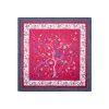 E.Marinella FOULARD IN SETA 90 FUCSIA L'albero della vita Sale