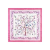 E.Marinella FOULARD IN SETA 90 FUCSIA L'albero della vita Hot