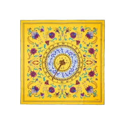 E.Marinella FOULARD IN SETA 90 GIALLO Un'estate caprese Outlet