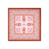 E.Marinella FOULARD IN SETA 90 MARRONE Motivo damascato Sale
