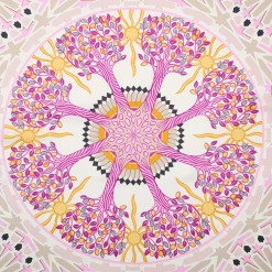 E.Marinella FOULARD IN SETA 90 NERO Mosaico