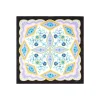E.Marinella FOULARD IN SETA 90 NERO Motivo floreale New