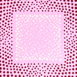 E.Marinella FOULARD IN SETA 65 ROSA Eleganza a pois Online