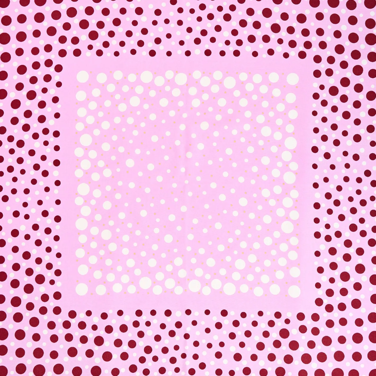 E.Marinella FOULARD IN SETA 65 ROSA Eleganza a pois Online