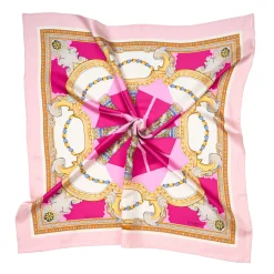 E.Marinella FOULARD IN SETA 90 ROSA Il chiostro di santa chiara Online