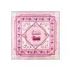 E.Marinella FOULARD IN SETA 90 ROSA La gelateria Outlet