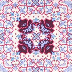 E.Marinella FOULARD IN SETA 90 ROSA Maiolica mediterranea Discount