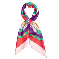 E.Marinella FOULARD IN SETA 90 ROSA Orange vibes Sale