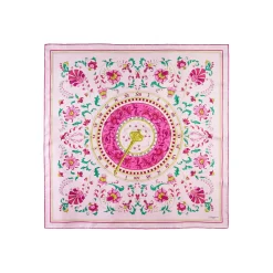 E.Marinella FOULARD IN SETA 90 ROSA Un'estate caprese Outlet