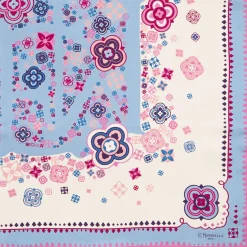 E.Marinella FOULARD IN SETA 90 ROSA World of archivio flowers 1961 Outlet