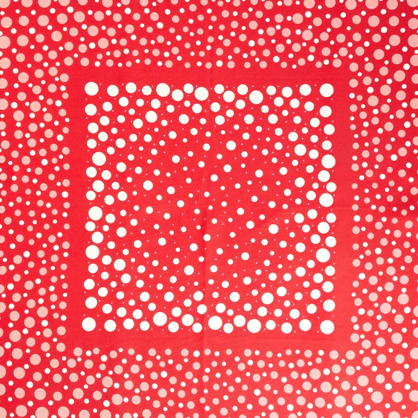 E.Marinella FOULARD IN SETA 65 ROSSO Eleganza a pois Sale