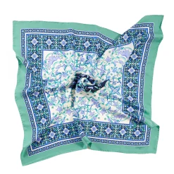 E.Marinella FOULARD IN SETA 90 VERDE CHIARO Maiolica mediterranea Online