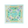 E.Marinella FOULARD IN SETA 90 VERDE CHIARO Napoli terra mia Best