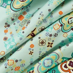 E.Marinella FOULARD IN SETA 90 VERDE World of archivio flowers 1961 Best