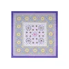 E.Marinella FOULARD IN SETA 90 VIOLA Mosaico New