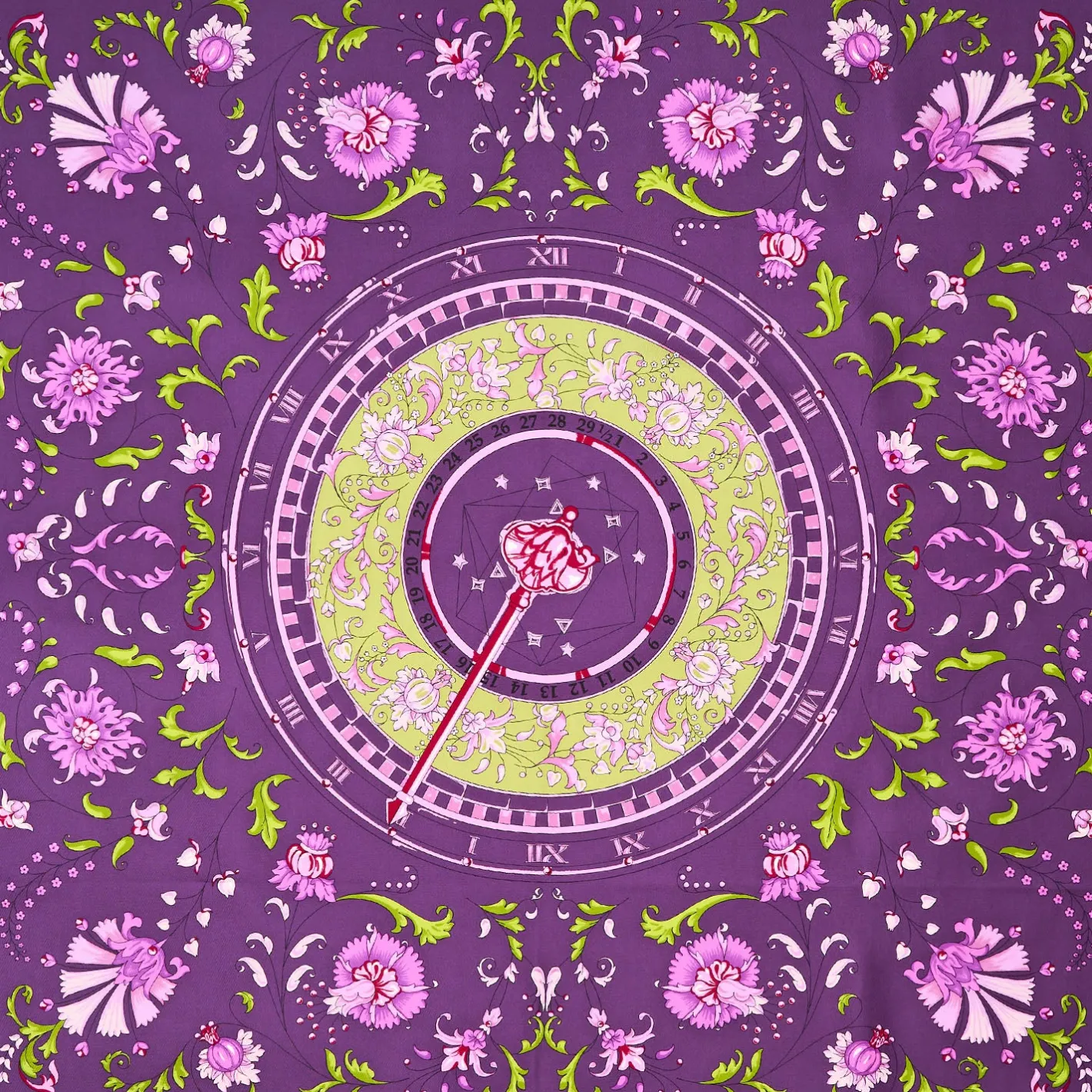 E.Marinella FOULARD IN SETA 90 VIOLA Un'estate caprese Discount
