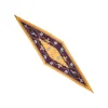 E.Marinella FOULARD ROMBO IN SETA GIALLO Collezione lucky charm Hot