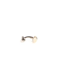 E.Marinella GEMELLI DA POLSO BARRETTA CON MADREPERLA In argento New