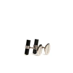 E.Marinella GEMELLI DA POLSO BARRETTA CON ONICE In argento Discount
