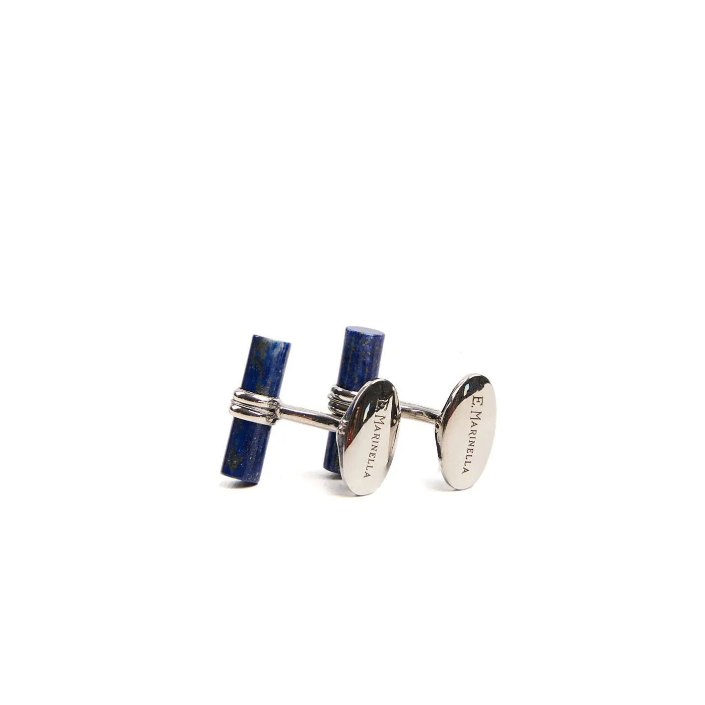 E.Marinella GEMELLI DA POLSO BARRETTA CON LAPIS In argento