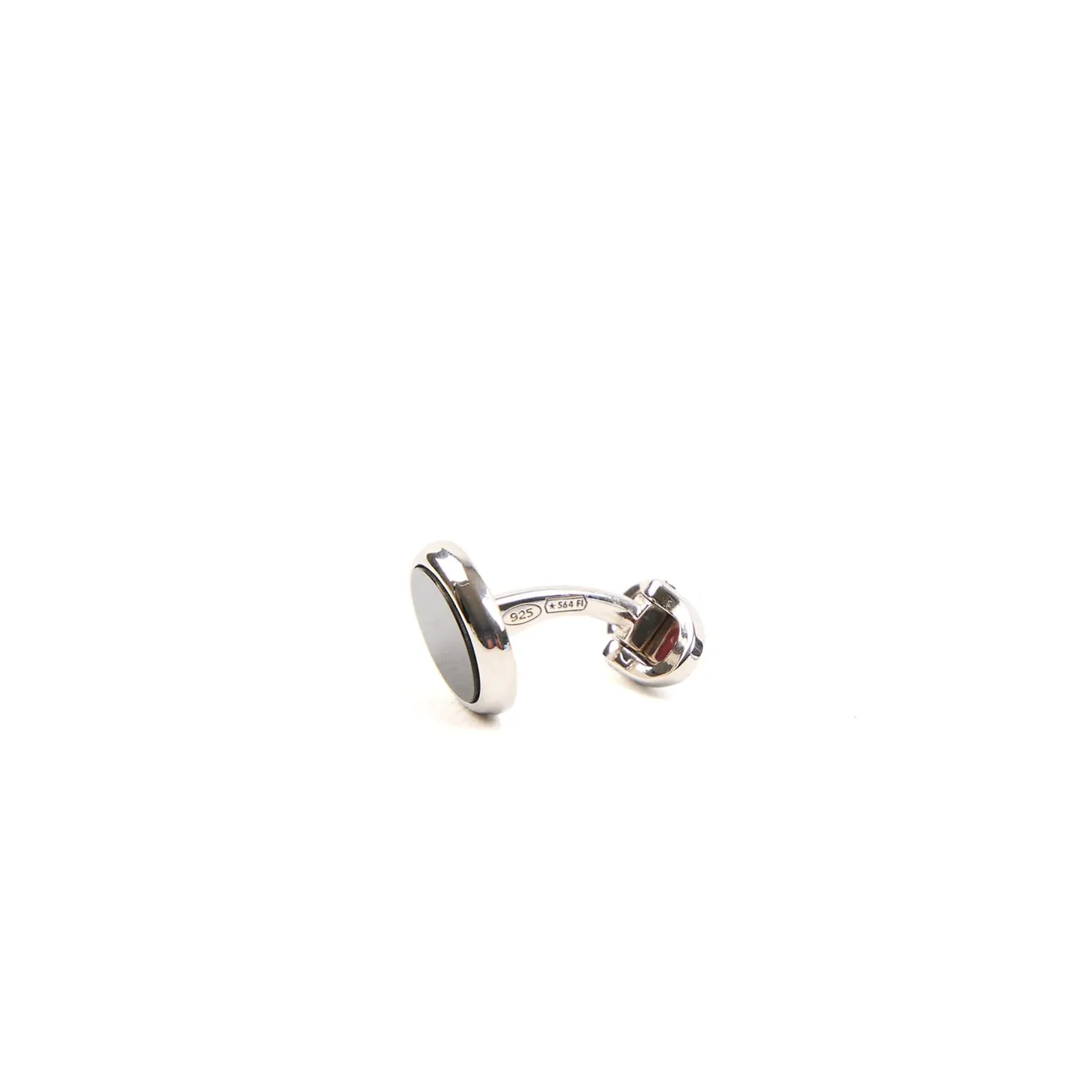 E.Marinella GEMELLI DA POLSO CON ONICE OVALI In argento Clearance