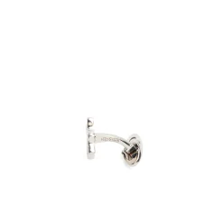 E.Marinella GEMELLI DA POLSO FIORE ARCHIVIO In argento e smalto blu Discount