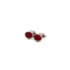 E.Marinella GEMELLI DA POLSO IN ARGENTO BORDEAUXCon microfantasia fiore Sale