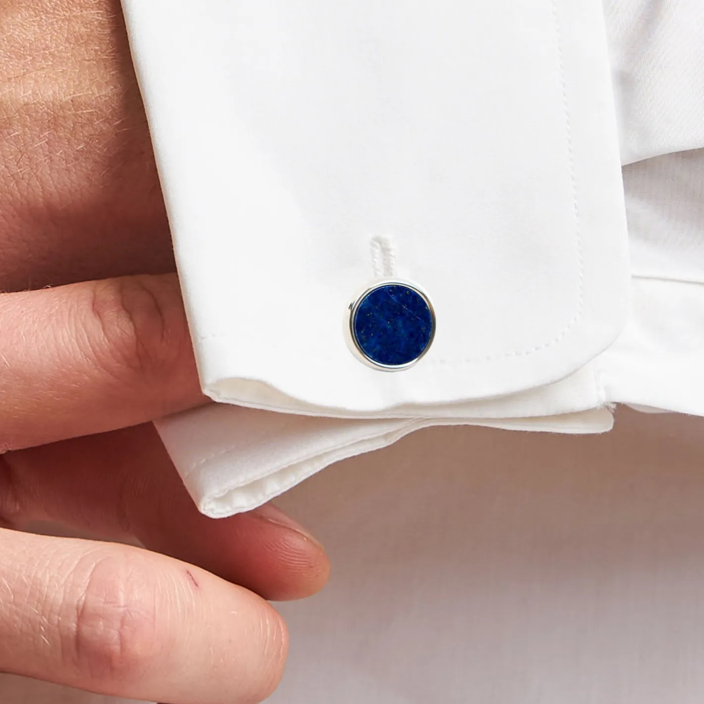 E.Marinella GEMELLI DA POLSO TONDO CON LAPIS In argento Hot