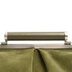 E.Marinella PARTY CLUTCH VERDE OLIVA In camoscio e pelle Sale