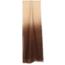 E.Marinella PASHMINA AZZURRA E MARRONE EFFETTO SFUMATO In cashmere Online