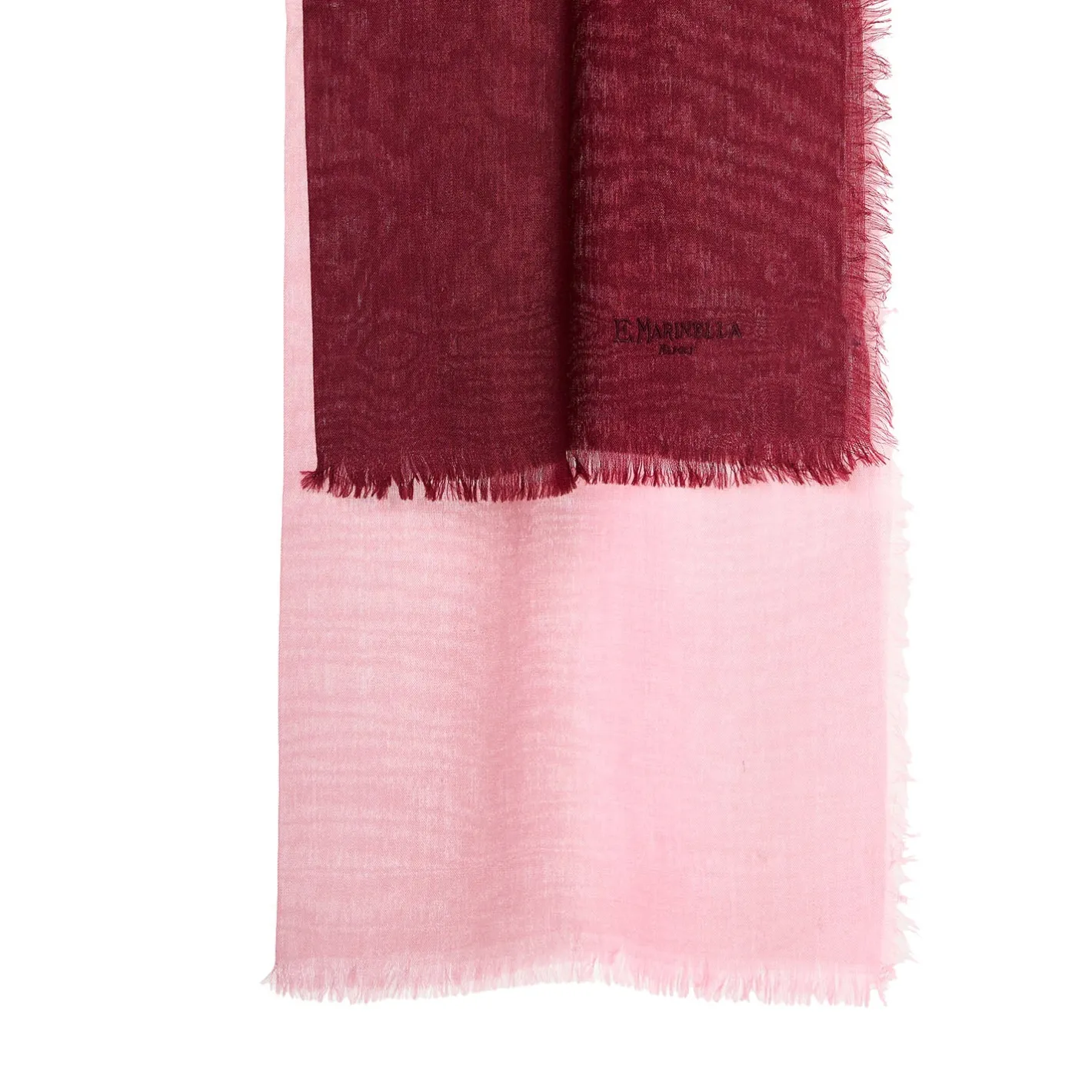 E.Marinella PASHMINA FUCSIA E ROSA CHIARO EFFETTO SFUMATO In cashmere Sale