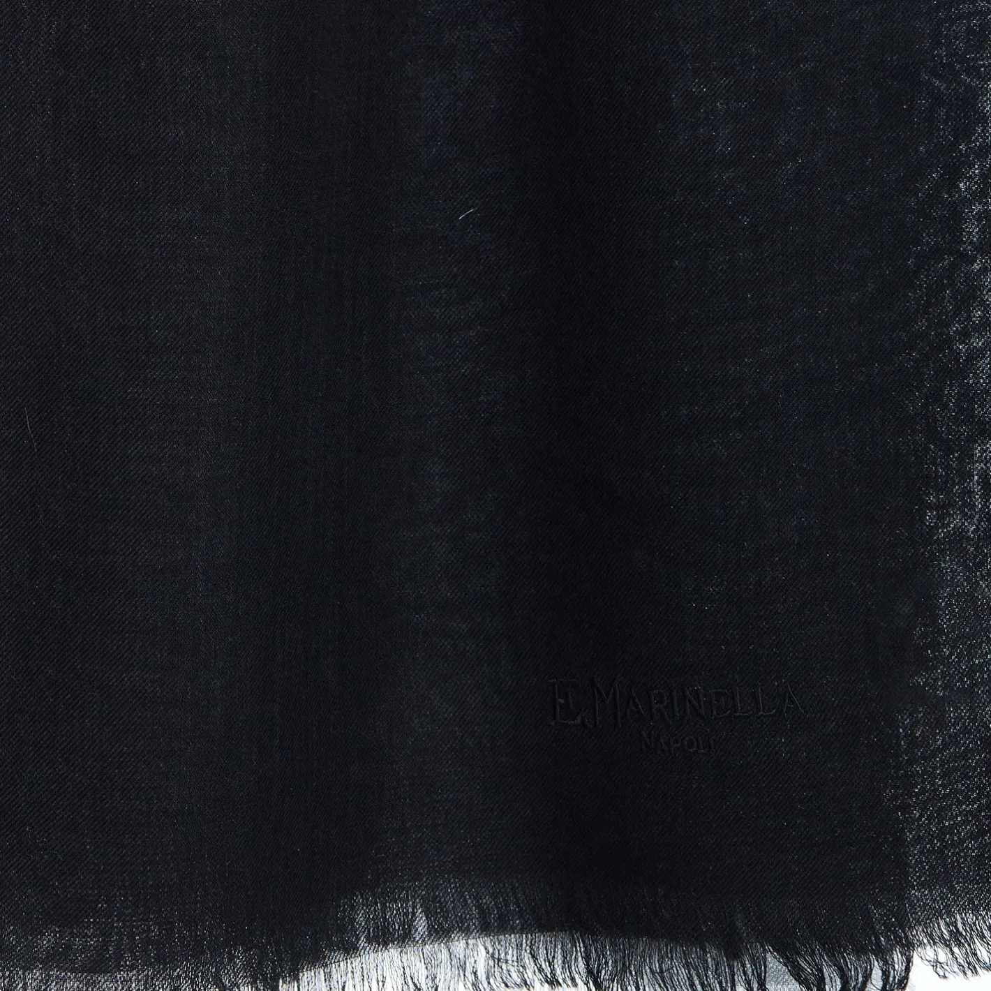 E.Marinella PASHMINA NERA E GRIGIA EFFETTO SFUMATO In cashmere Discount