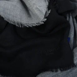 E.Marinella PASHMINA NERA E GRIGIA EFFETTO SFUMATO In cashmere Discount